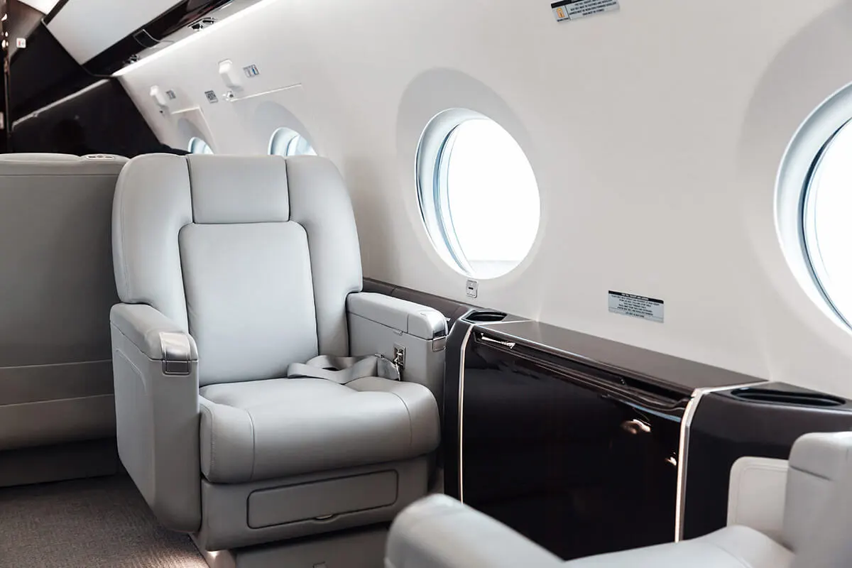 Private Jet Interior